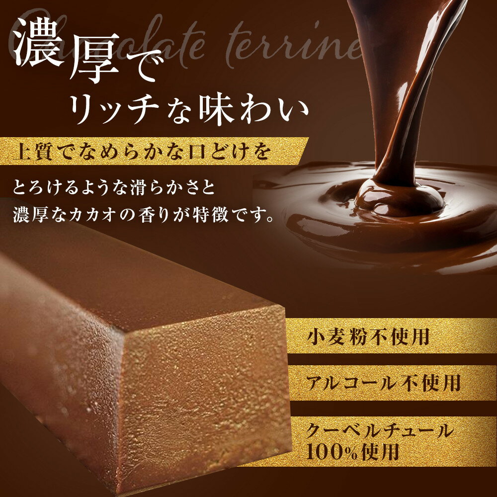 【ふるさと納税】究極のデザートチョコレート【テリーヌショコラ64％】 | 富山 ふるさと 納税 支援 支援品 返礼品 返礼 特産品 名産 特産 名産品 お取り寄せスイーツ スウィーツ フランス菓子 ショコラテリーヌ ショコラ チョコ テリーヌ カカオ チョコレート菓子 ギフト - 画像2