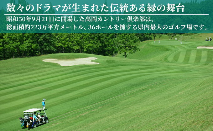 【ふるさと納税】高岡カントリー倶楽部 ゴルフ利用券（9,000円分） ゴルフ場 ゴルフ場利用券 自然林 自然池 ビギナー シングル 趣味 スポーツ 大人 サムネイル3