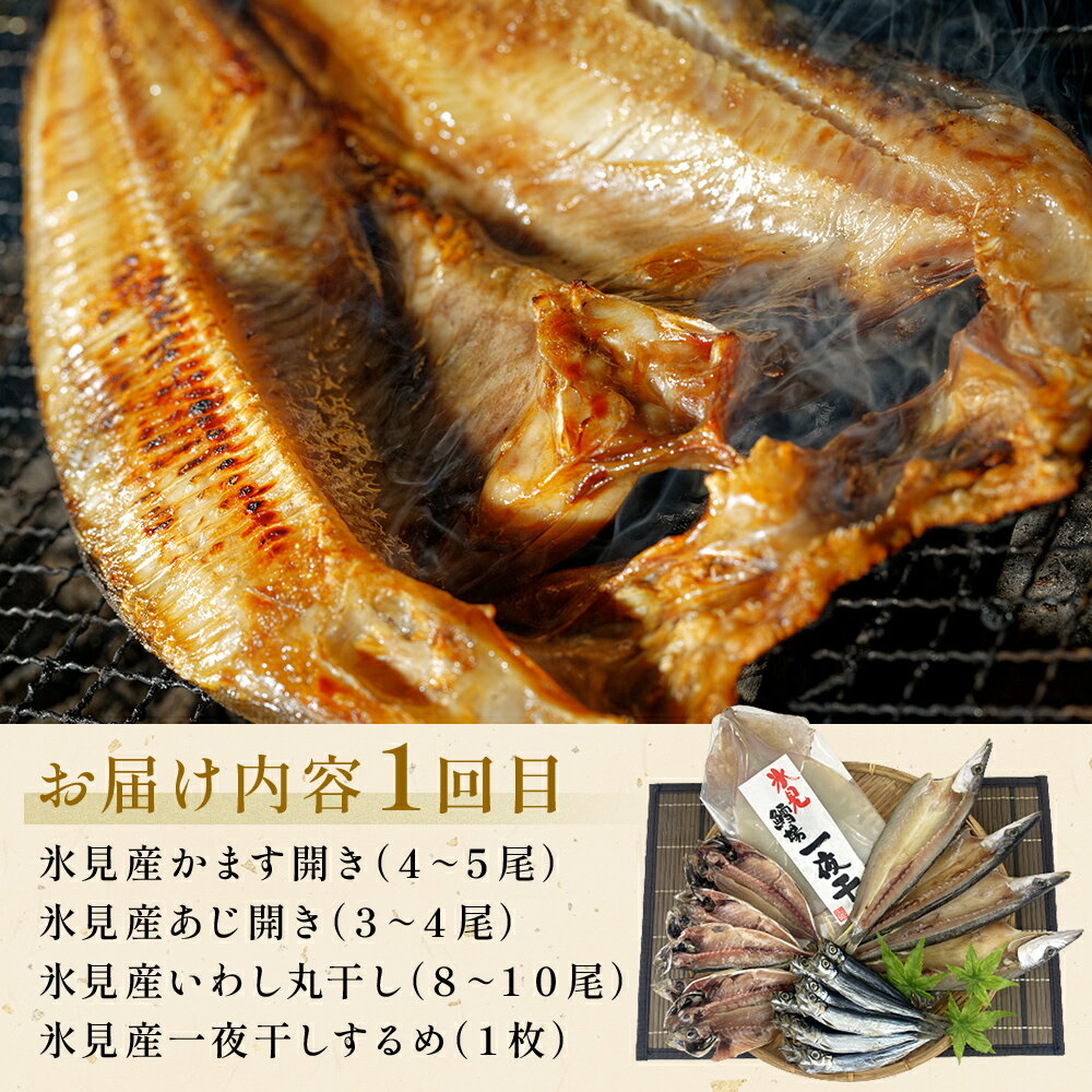 【ふるさと納税】【能登半島地震復興支援】〈定期便 全3回〉 氷見の魚尽くし！ 氷見ぶり / 氷見産干物 / 氷見産昆布〆 お刺身 など氷見の旨いもんが10種！ 干物 一夜干し 昆布締め ブリ 鯖 スルメ 添加物不使用 富山湾 氷見 魚介類 加工食品 サムネイル3