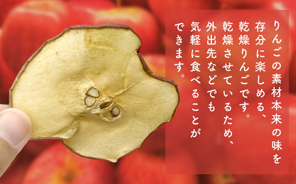 【ふるさと納税】＜先行受付＞乾燥りんご 25g × 10袋 ＜2025年11月以降順次発送＞ | 富山県 氷見市 ドライフルーツ 乾物 林檎 保存 スナック お菓子 スイーツ おやつ 果物 くだもの フルーツ 無添加 砂糖不使用 サムネイル2