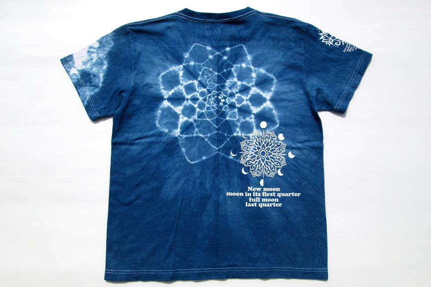 【ふるさと納税】Tシャツ ASCENSION 藍染め タイダイ TシャツA 1枚 ファッション 服 男性 メンズ 女性 レディース 　お届け：※寄附申込がお盆・連休前後の場合や寄附申込が集中した場合は、お届けまでお待たせすることがございます。 サムネイル3