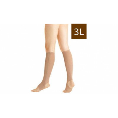 キュッとひきしめレッグシェイパー(ベージュ・3Lサイズ)【1289572】