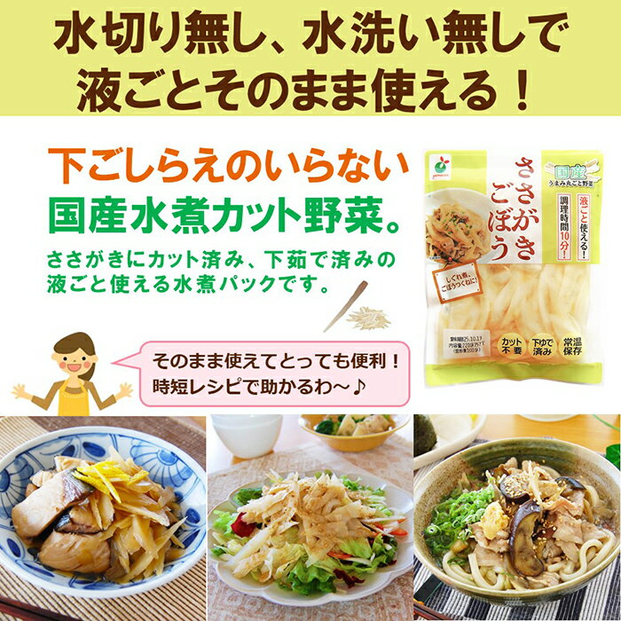 【ふるさと納税】「うまみ丸ごと野菜 国産ささがきごぼう 100g」×20袋 ※離島への配送不可 - 画像2