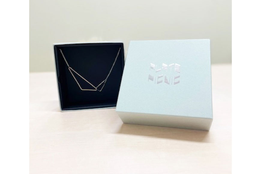 【ふるさと納税】アクセサリー Linkedaccessories三角L 1本 [ ネックレス ステンレス 金属アレルギー ] / 富山プレート / 富山県 上市町 [32280111] サムネイル3