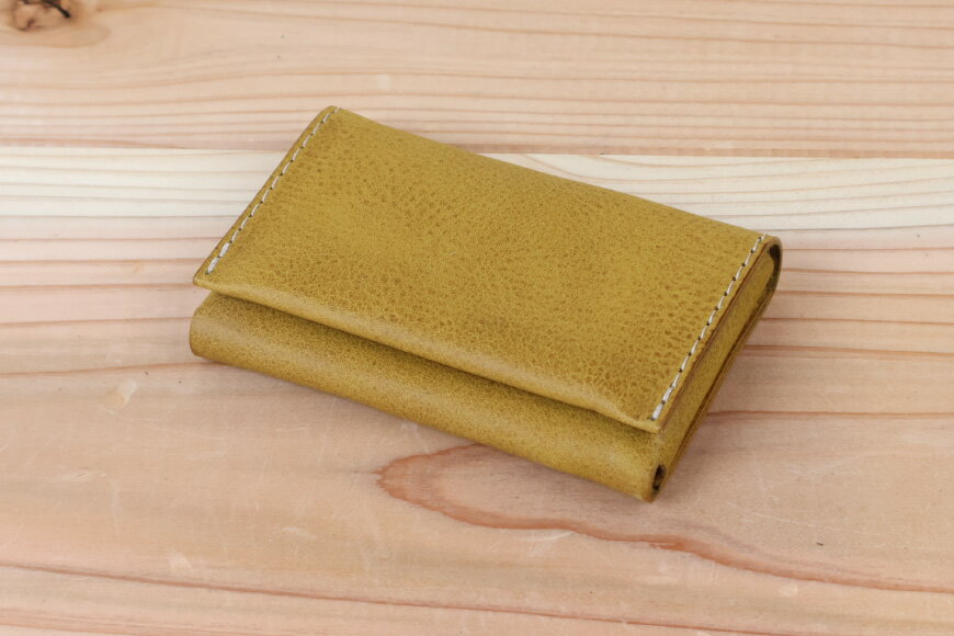 【ふるさと納税】 名刺入れ [アトリエSASSA 富山県 朝日町 34310573] 名刺 めいし 名刺入 カードケース 革 牛革 国産 レザー手作り カードホルダー シンプル サムネイル3