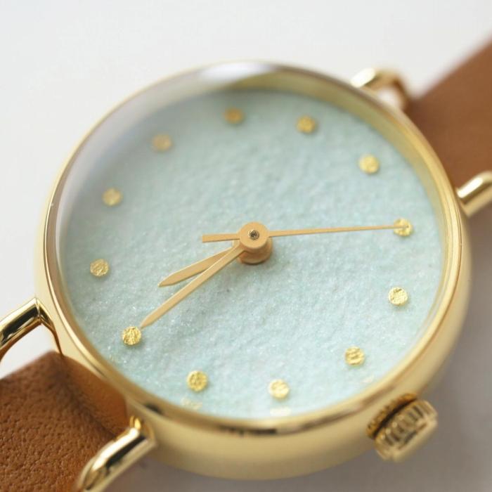 【ふるさと納税】はなもっこ　こないろ 水浅葱 レディース | 雑貨 日用品 時計 レディース腕時計 腕時計 レディース おしゃれ プレゼント ギフト 高級 ベルト 交換 軽量 化粧品 時計アクセサリー 防水 人おすすめ 送料無料 サムネイル2