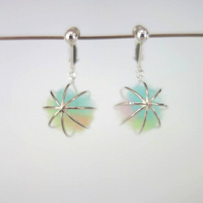 【金工】てまりイヤリング | 石川県 金沢市 金沢 土産 ご当地 ふるさと 納税 てまり 手毬 イヤリング イアリング アクセサリー ジュエリー 特産品 名産品 ご当地おみやげ 石川県金沢市 お取り寄せ お土産 取り寄せ 伝統 工芸 伝統工芸 工芸品 伝統工芸品