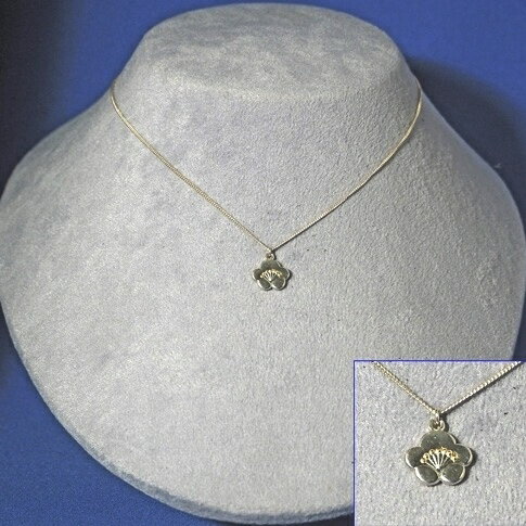 【加賀象嵌】にほひ梅ペンダント・小 | 石川県 金沢市 金沢 土産 ご当地 ふるさと 納税 伝統 工芸 象嵌 工芸品 伝統工芸 伝統工芸品 特産品 名産品 ペンダント 金沢工芸品 伝統的工芸品 おすすめ ご当地おみやげ 石川県金沢市 お取り寄せ お土産 取り寄せ