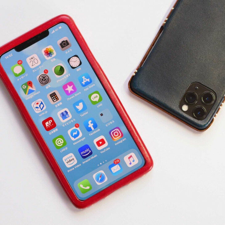 【ふるさと納税】【能登半島地震復興支援】iPhoneケース　シンプルレザースマホケース 11/11pro/11proMax 革 日本製 レザー 手作り | おしゃれ かわいい メンズ レディース プレゼント 石川県 七尾市 能登 サムネイル2