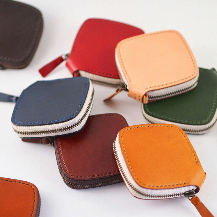 【能登半島地震復興支援】小銭だけ入れ　本革　ハンドメイド　財布　コインケース ミニ財布 コンパクト ミニ　革小物　ウォレット おそろい　記念日 誕生日　贈り物 石川県 七尾市