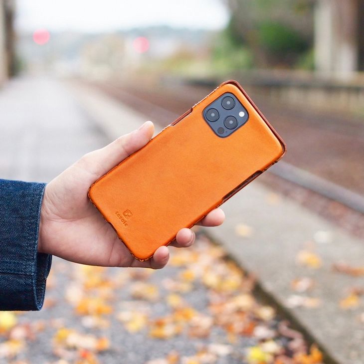 【ふるさと納税】【能登半島地震復興支援】iphoneケース　本革　ハンドメイド　13 mini / 13 / 13 pro / 13pro max≪シンプル 牛革 手作り おしゃれ≫ 石川県 七尾市 サムネイル2