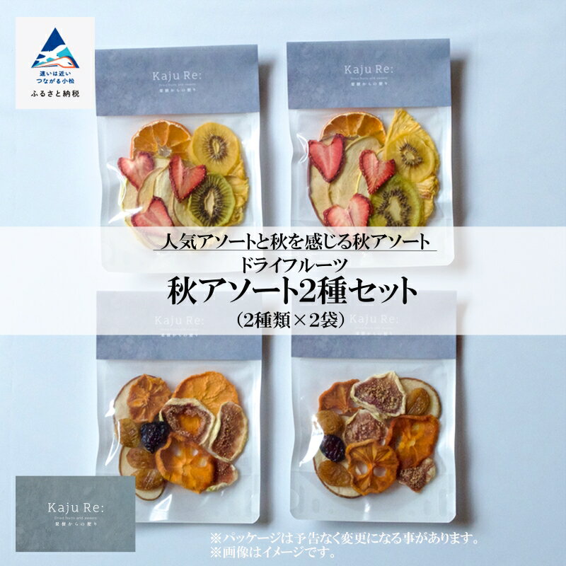 ドライフルーツ Kaju Re:ドライフルーツ アソート 秋アソート2種セット フルーツ おやつ お菓子 おかし グルメ お取り寄せ お中元 お歳暮 ギフト 小松市 石川県 015035【Kaju Re:】