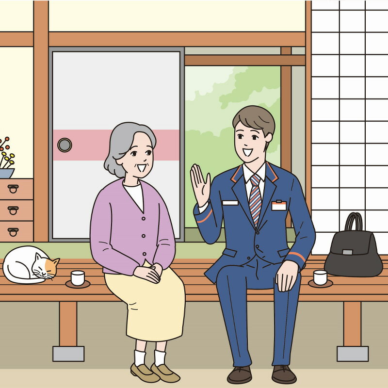 【ふるさと納税】《 小松市内 》 郵便局のみまもりサービス「みまもり訪問サービス」（3カ月間）小松市 みまもり サービス 訪問 ランキング おすすめ 小松市 石川県 026008【日本郵便株式会社】 サムネイル3