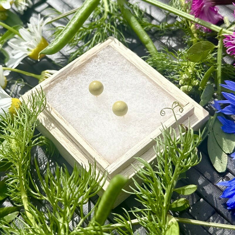 【ふるさと納税】輪島でうまれた うるしのピアス 【 選べるカラー : 白 黄緑 薄緑 水色 薄紫 ピンク 赤 黒】 | アクセサリー 輪島塗 漆塗り 天然漆 伝統工芸 金属アレルギー対応 サージカルステンレス 両耳用 能登 石川県 輪島市 サムネイル3