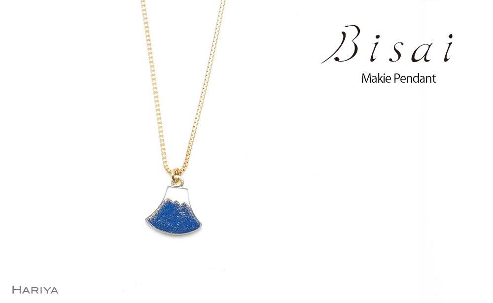 【ギフトにもおすすめ】ペンダント Fuji (青) F6P-0839