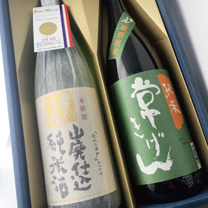 【ふるさと納税】常きげん 山廃純米・純米セット 1800ml×2本 JY-50 ギフトセット 飲み比べ セット 1.8L 国産 日本酒 純米 純米酒 ご当地 地酒 酒 アルコール 鹿野酒造 贈り物 ギフト F6P-2989 サムネイル2