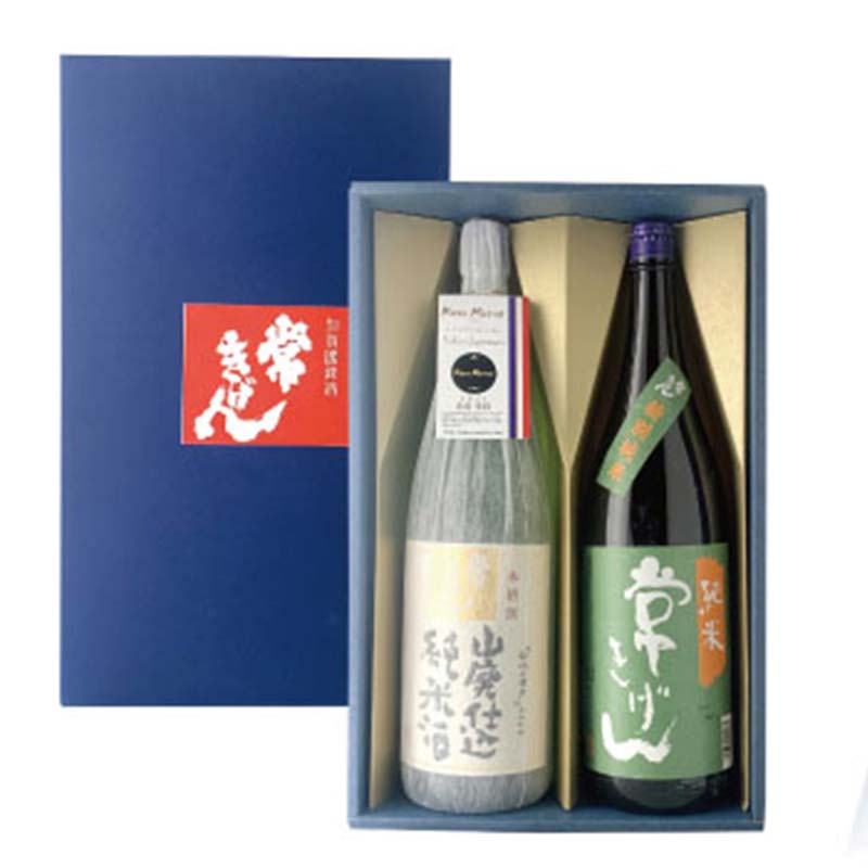 【ふるさと納税】常きげん 山廃純米・純米セット 1800ml×2本 JY-50 ギフトセット 飲み比べ セット 1.8L 国産 日本酒 純米 純米酒 ご当地 地酒 酒 アルコール 鹿野酒造 贈り物 ギフト F6P-2989 サムネイル3