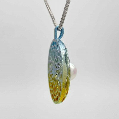 【ふるさと納税】クラフト金澤のチタン製　パールペンダントトップ　フェリチタ【配送不可地域：沖縄県】【1333646】 サムネイル2