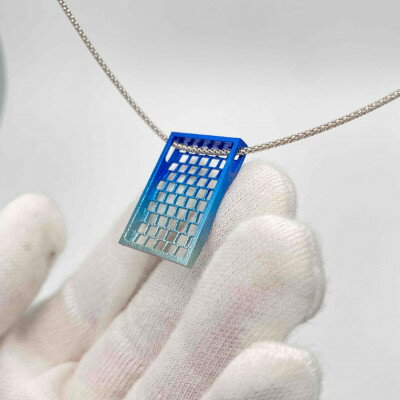 【ふるさと納税】クラフト金澤のチタン製　ペンダントトップ クアド【1333711】 サムネイル2