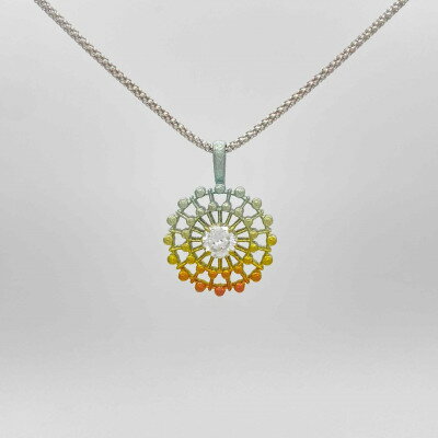 クラフト金澤のチタン製　キュービックジルコニア　ペンダントトップ　ソーニョ2【配送不可地域：沖縄県】【1333751】