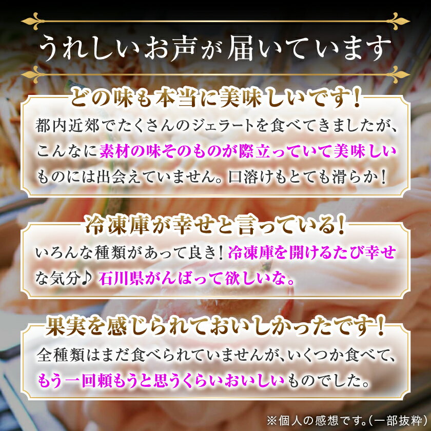 【ふるさと納税】ジェラート・アイス(3個・6個・8個・12個)_ まるごと能登ジェラート 能登 世界大会受賞 受賞歴 ピスタチオ ジェラート マルガージェラート アイスクリーム 詰め合わせ フレーバー セット 石川県 野々市市 【配送不可地域：離島】【G1421589】 サムネイル3