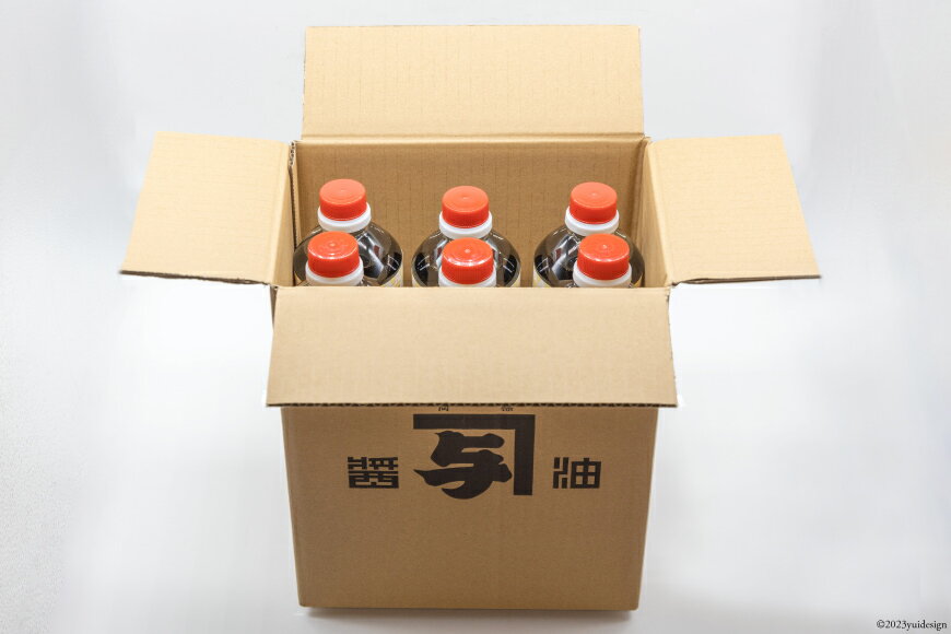【ふるさと納税】 お刺身に！能登の甘口 カネヨ醤油（1L×6本入り） [カネヨ醤油 石川県 志賀町 AG4128] 醤油 しょうゆ 6本 甘口 刺し身醤油 サムネイル3
