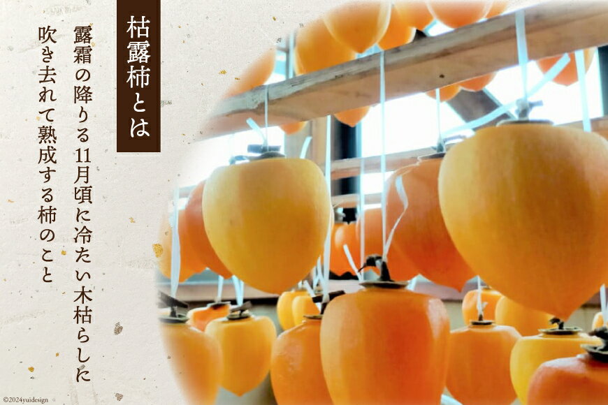 【ふるさと納税】 【先行受付】【令和7年産】 ころ柿 500g [米吉農園 石川県 志賀町 BA4133] 果物 くだもの 柿 かき 枯露柿 500グラム 熟成 期間限定 数量限定 サムネイル3