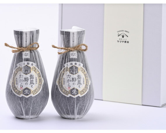 【ふるさと納税】 醤油 天然醸造醤油 海風と時のたから 200ml 2本 計400ml 詰め合わせ セット [近岡屋醤油 ヤマチ醤油 石川県 宝達志水町 38601209] しょうゆ 調味料 お試し おためし 化粧箱 サムネイル2