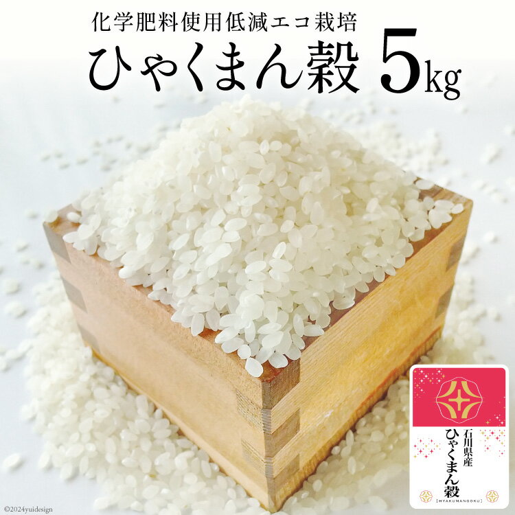 【期間限定発送】 米 令和7年 ひゃくまん穀 精米 5kg [みどりの波 石川県 宝達志水町 38601255] お米 こめ コメ 5キロ 白米 ひゃくまんごく 美味しい ◎