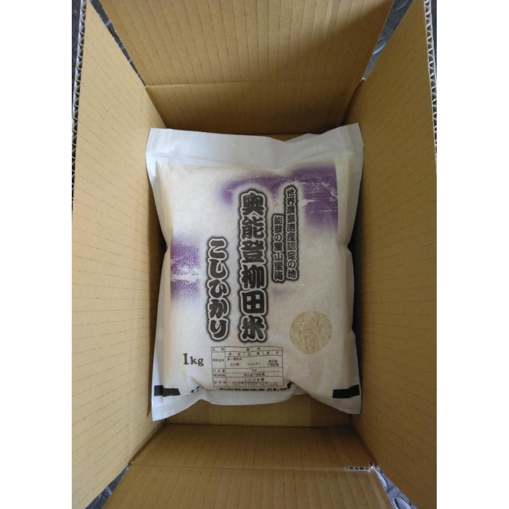 【ふるさと納税】【復興支援】【令和7年度産】奥能登柳田米こしひかり ちょっといい（1kg×3）合計3kg - 画像3