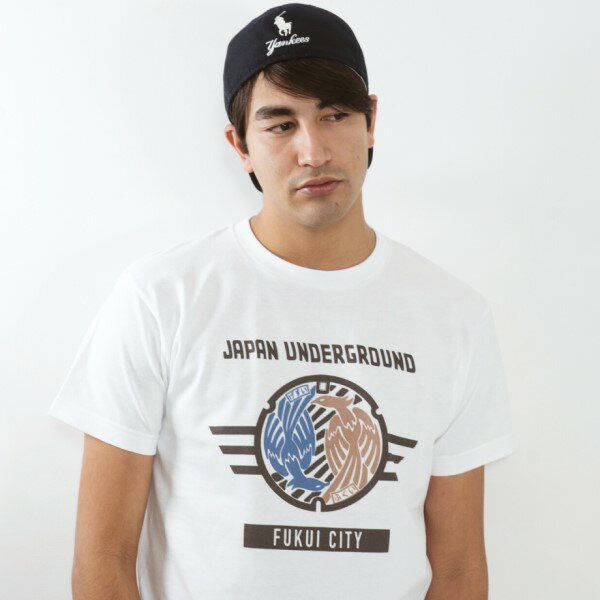 【ふるさと納税】福井市 マンホールTシャツ 白 Mサイズ / Tシャツ 白 ホワイト 福井 デザインマンホール マンホール アパレル ブランド M コットン100% 国内生産 送料無料 [A-101004] サムネイル3