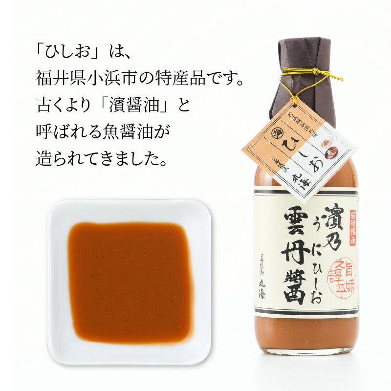 【ふるさと納税】雲丹ひしお 390g × 2本 ｜ ヒルナンデス 魚醤 醤油 うに ウニ ドレッシング サラダ 贈答 リピーター続出 ごはんのお供 濃厚 国産 調味料 刺身 パスタ 冷奴 焼き魚 お取り寄せ おかず おつまみ [A-001010] [BFAA065] サムネイル3