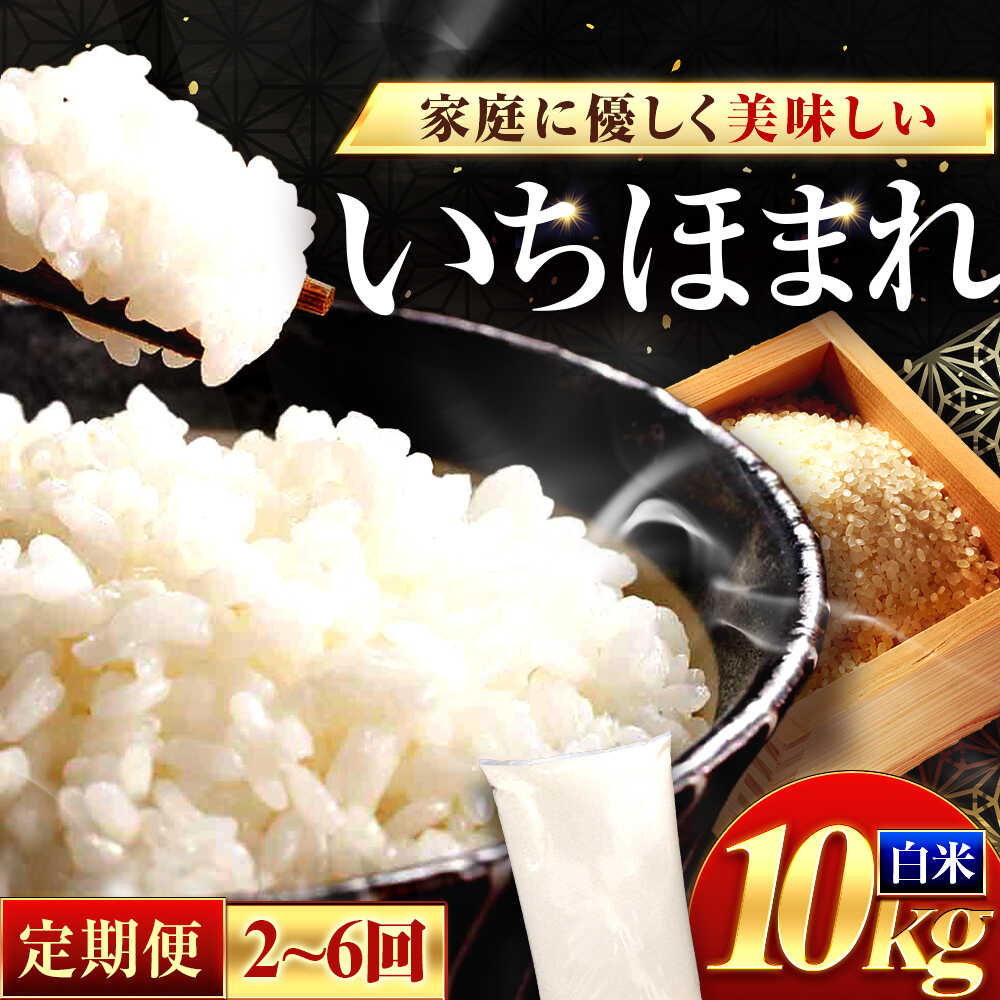 【選べる定期便回数】福井県産 いちほまれ 精米 10kg 県産ブランド米 / コメ 白米 米 小浜市 / 梅田東米穀店[BFEK032]
