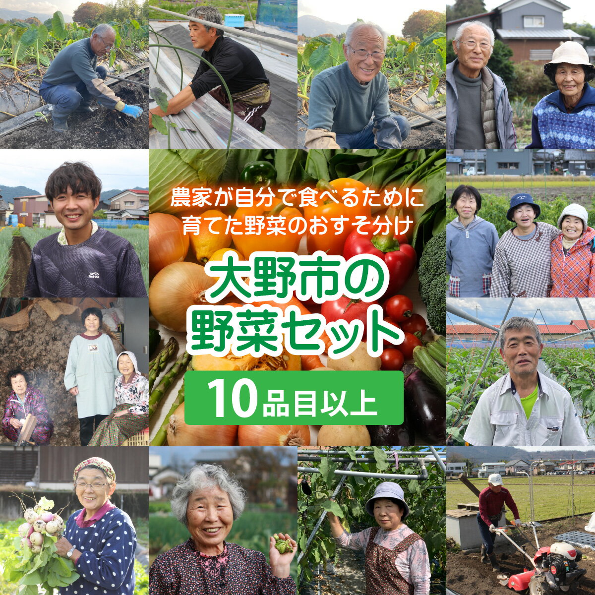 【ふるさと納税】【先行予約】【農家直送】「大野市の野菜セット」《農家が自分で食べるために育てた野菜のおすそ分け》[A-003017] - 画像2