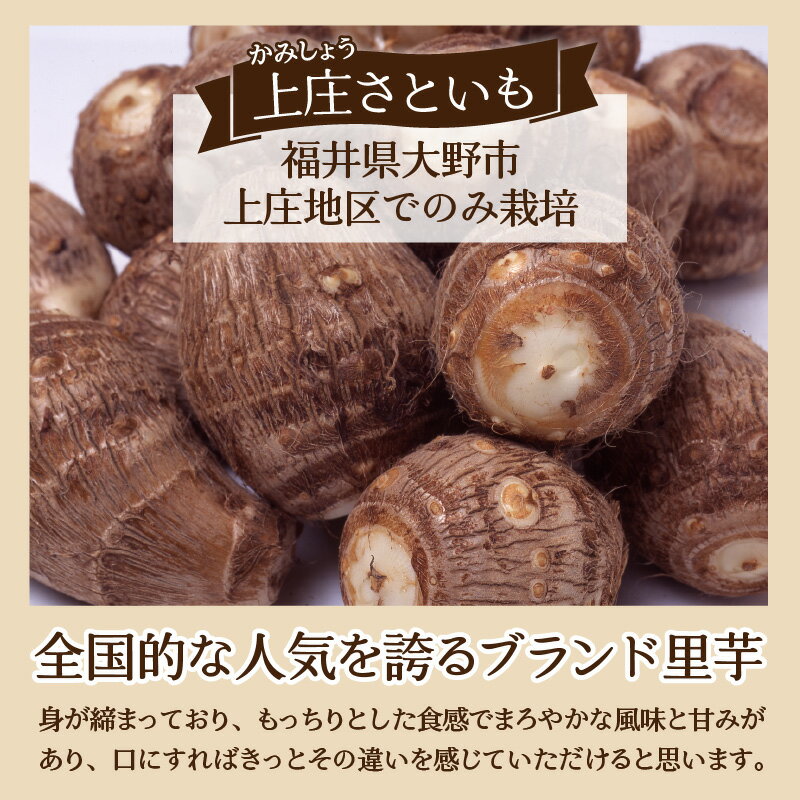 【ふるさと納税】【先行予約】【3月発送分】上庄さといも 10kg 減農薬・減化学肥料の特別栽培里芋 農家直送 野菜 上庄里芋 土芋 里芋 10kg [B-004001_05] - 画像3