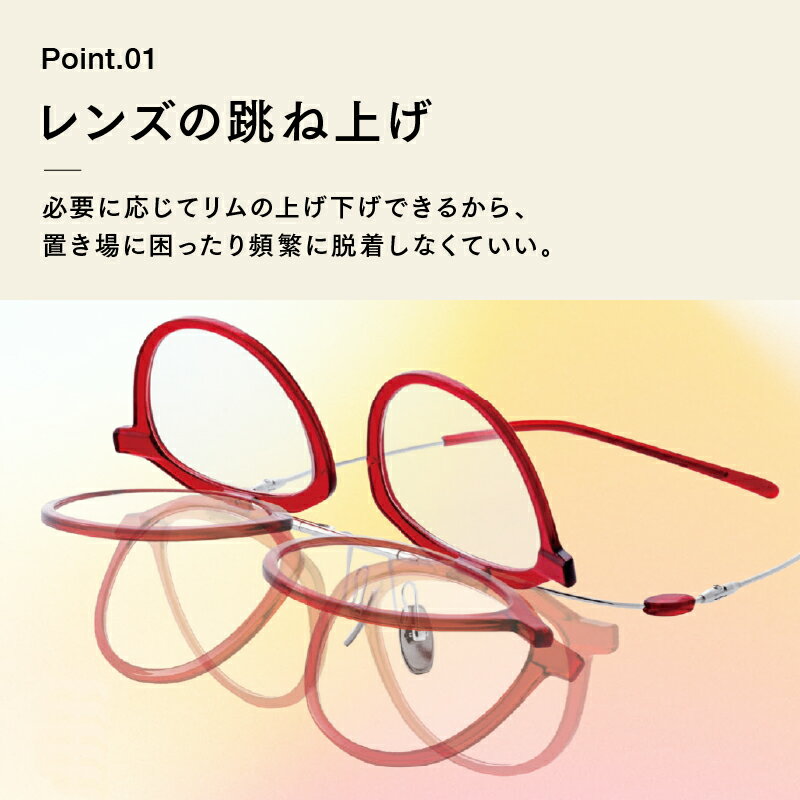 【ふるさと納税】 eye-bow スクエア ブラック / グレー / クリア / デミグレー / レッド / ホワイト / デミブラウン / ブラウン [H-09502] 眼鏡 メガネ めがね リム取り替え 軽量 レンズ チタン 福井県鯖江市 サムネイル3