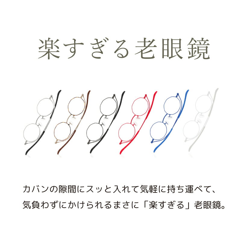【ふるさと納税】【メガネの町鯖江デザイン】持ち運びに便利な薄型老眼鏡 SIP-01 [C-09405]/眼鏡 老眼鏡 めがね メガネ リーディンググラス ブルーライトカット 紫外線カット UVカット ＋1.00 ＋1.50 ＋2.00 ＋2.50 福井県鯖江市 サムネイル2