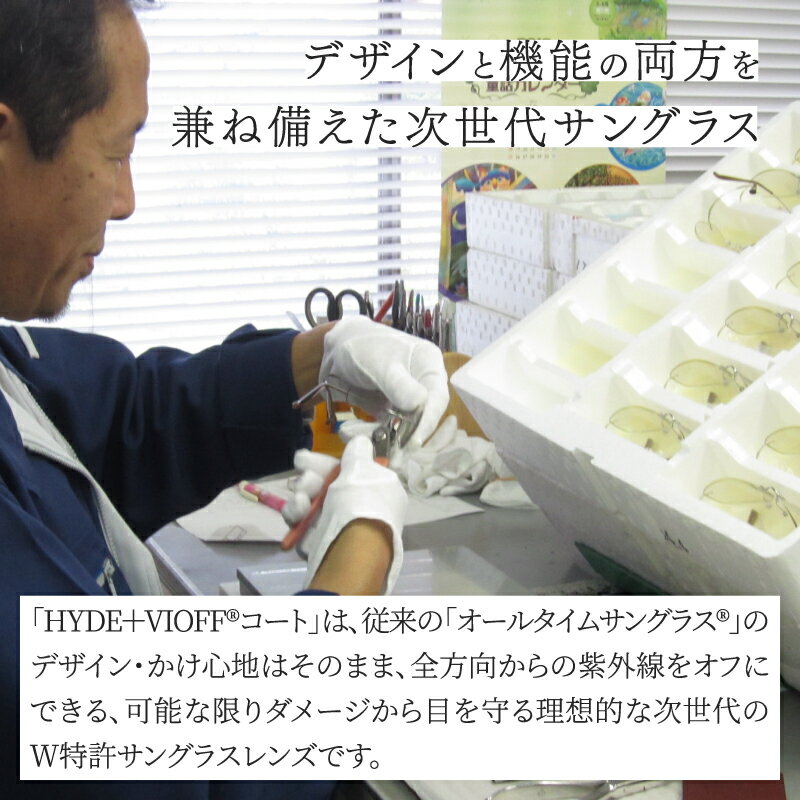 【ふるさと納税】【選べるカラー】エアリィ（男女兼用）かけてる事を忘れる驚異の軽さ 11g[E-00102] /サングラス 眼鏡 めがね メガネ オールタイムサングラス® 紫外線カット チタン製 レンズ 軽量 福井県鯖江市 サムネイル3