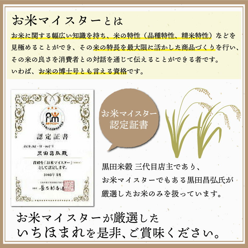 【ふるさと納税】 令和7年産 いちほまれ [C-02015] / お米 精米 白米 小分け 便利 ごはん コメ ブランド米 人気 品種 特A 5kg 10kg こしひかり コシヒカリ - 画像3