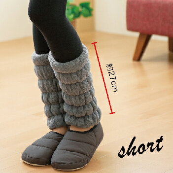 【ふるさと納税】Warm Cloud レッグウォーマー・ショート【2個1組】2色からお選び：ブラック/グレー /送料無料 福井県 越前市 （18209) サムネイル2