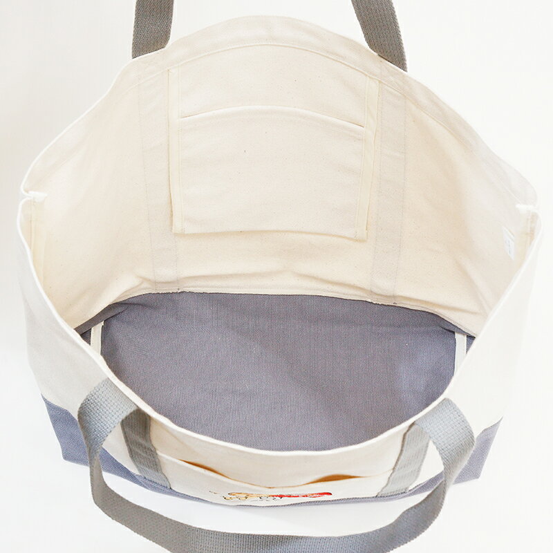 【ふるさと納税】だるまちゃんとかみなりちゃん トートバックL/ 送料無料 福井 越前市 バッグ かばん かこさとし 絵本 グッズ エコバッグ エコバック(18209) サムネイル3