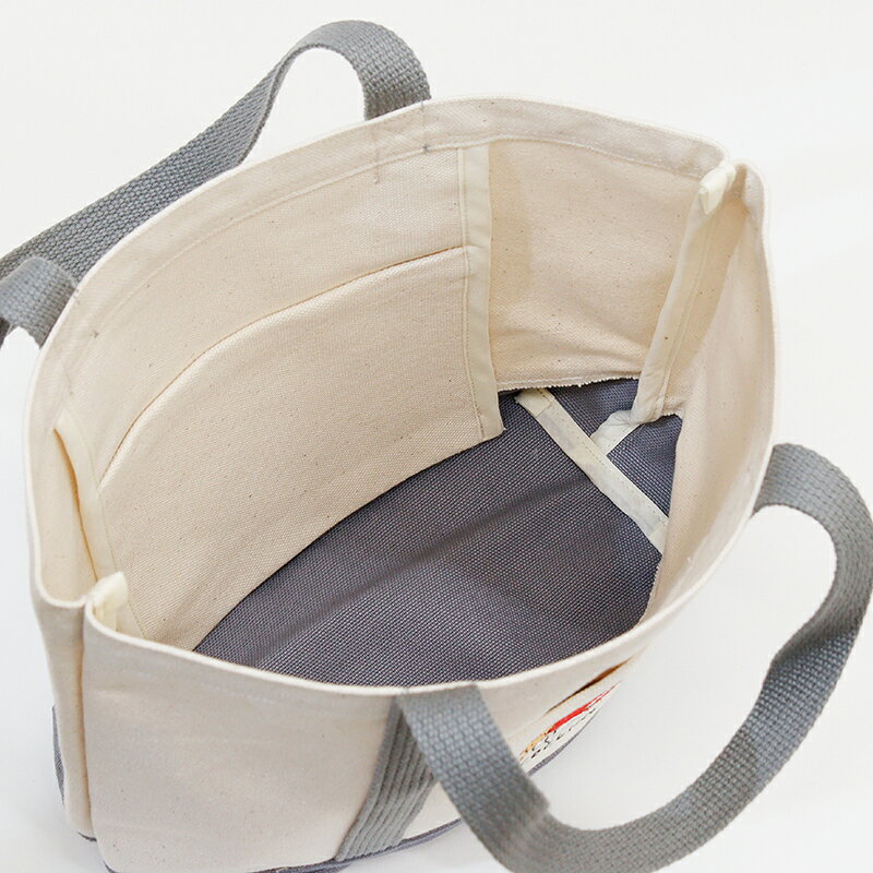 【ふるさと納税】だるまちゃんとかみなりちゃん トートバックS/ 送料無料 福井 越前市 バッグ かばん かこさとし 絵本 グッズ エコバッグ エコバック(18209) サムネイル3