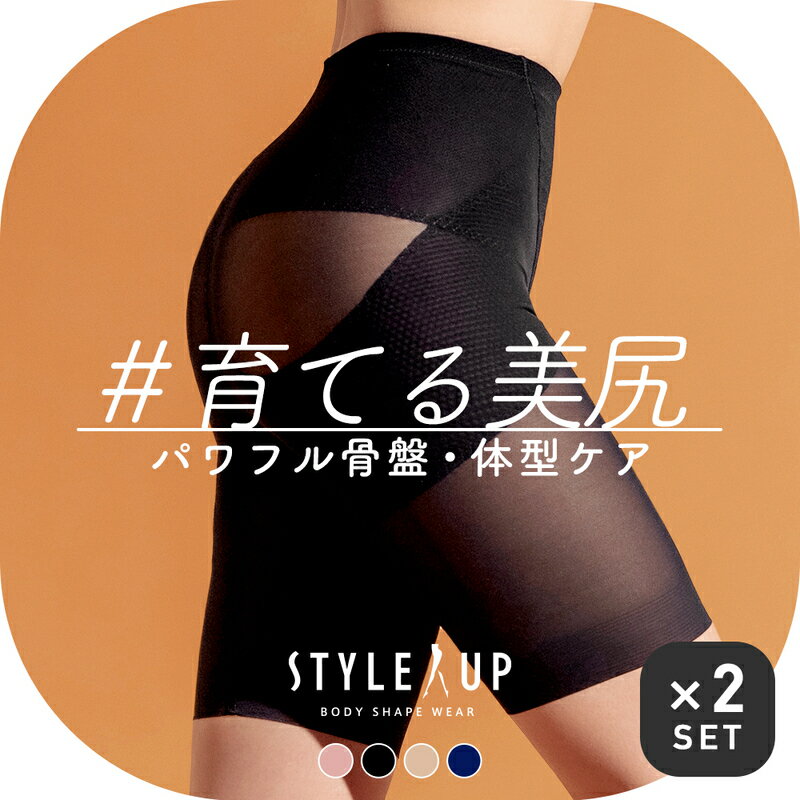 【日本製】 スタイルアップ レギュラーガードル ●2枚入り | 産後ガードル サンテラボ 骨盤ガードル レギュラー 目的ボディメイク ぽっこりお腹 引き締め ヒップアップ 補整下着 骨盤 産後 送料無料