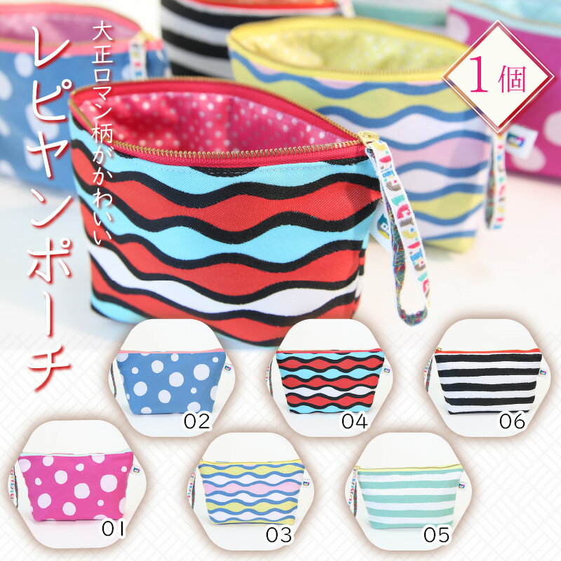 【ふるさと納税】越前織工場がつくる 「レピヤンポーチ」 サムネイル2