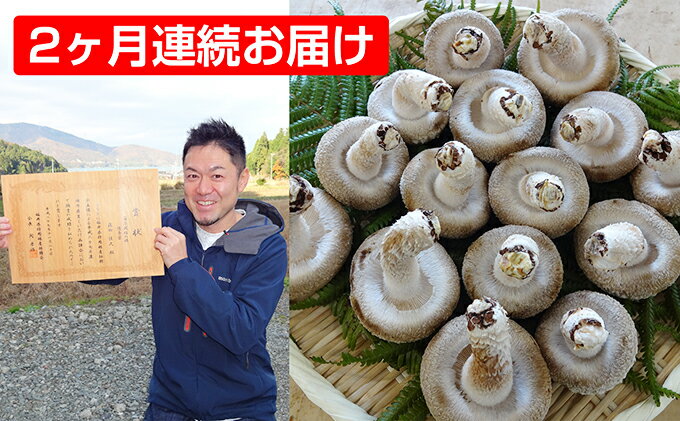 【ふるさと納税】【2ヶ月連続】菌床による、生シイタケで「おーい菌床しいたけ」1kg×2ヶ月 野菜 きのこ 茸 キノコ 椎茸 - 画像2