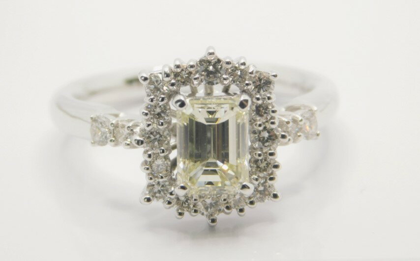 【ふるさと納税】＜ 甲府ジュエリー ＞ リング 指輪 レディース ジュエリー アクセサリー ダイヤモンド 1.00ctUP プラチナ Pt950 ベリーライトイエローダイヤ ギフト プレゼント ラッピング 保証書付 k001-487 サムネイル3