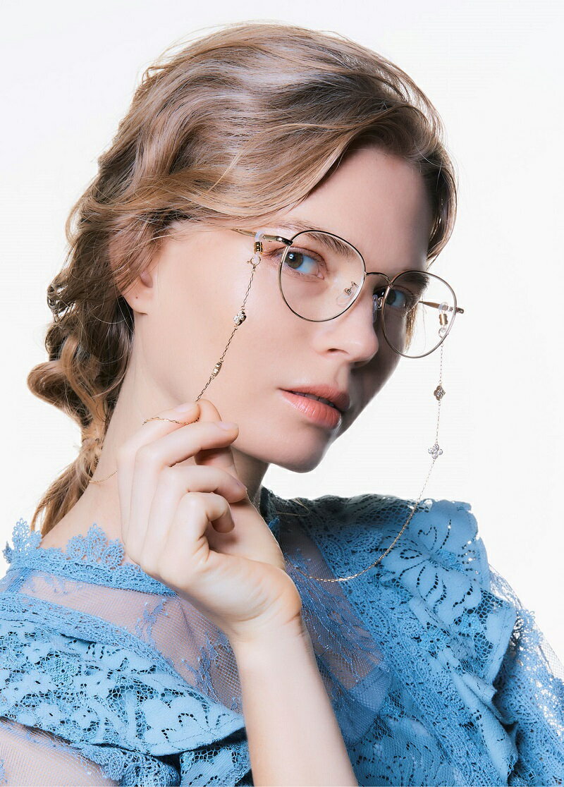 【ふるさと納税】＜ 甲府ジュエリー ＞ ネックレス メガネチェーン ダイヤモンド マスクホルダー レディース アクセサリー K18 イエローゴールド トータル1.4カラット ギフト プレゼント 誕生日 専用ポーチ付 保証書付 k001-505 サムネイル3