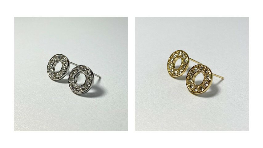 【ふるさと納税】＜ 甲府ジュエリー ＞ ピアス ダイヤモンド ジュエリー レディース アクセサリー 計0.64ct 選べる地金 プラチナ イエローゴールド PT900 18金 K18 サークル ギフト プレゼント 誕生日 贈り物 ジュエリーケース付 鑑別書付 保証書付 k001-722 サムネイル3