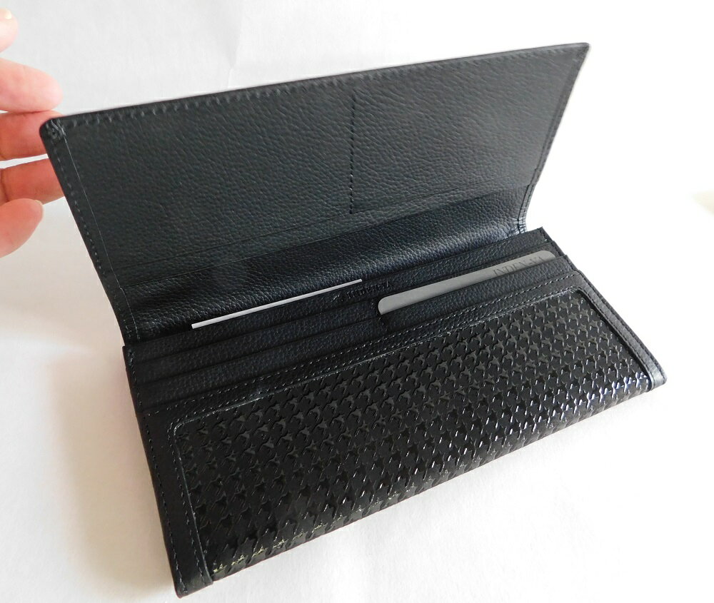 【ふるさと納税】束入 名刺入れ 小銭入 3点 セット 黒 山梨 印伝 鹿革 甲州印伝 隼人 革工芸品 k001-114 サムネイル3