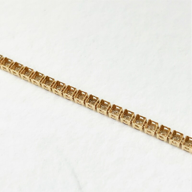 【ふるさと納税】＜ 甲府ジュエリー ＞ ブレスレット ダイヤモンド レディース ジュエリー アクセサリー K18 イエローゴールド 3カラット ゴージャス ラッピング ギフト プレゼント 誕生日 ケース付 保証書付 鑑別書付 k001-495 サムネイル3